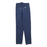 GUESS Womens Slim Blue Denim Jeans Zip W26 L32 Classic Slim Fit Pockets