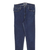 LEVI'S Womens Jeans Blue Slim Skinny Denim W31 L32 Zip Cotton Blend