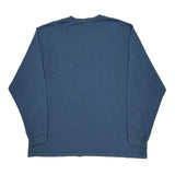 Carhartt Long Sleeve T-Shirt - 2XL Blue Cotton
