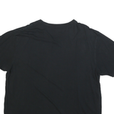 POLO RALPH LAUREN Mens Black Graphic T-Shirt XL Short Sleeve V-Neck Cotton Blend