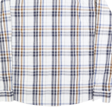 WRANGLER Mens Blue & Beige Plaid Shirt L Classic Cotton Button Down Casual