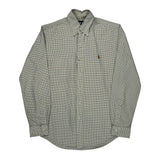 Ralph Lauren Checked Shirt - Small Blue Cotton