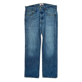501 Levis Jeans - 33W 32L Blue Denim