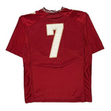 Number 7 Nike Football Football Jersey - XL Red Polyester