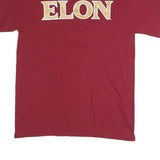 CHAMPION Mens Maroon Elon Graphic T-Shirt L Short Sleeve Crew Neck Cotton Casual