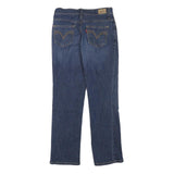 LEVI'S 512 Womens Jeans Blue Regular Straight Denim Medium W28 L27 Authentic
