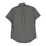 Ralph Lauren Checked Short Sleeve Shirt - Small Black & White Cotton