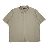 Caldwell Polo By Ralph Lauren Short Sleeve Shirt - 2XL Beige Cotton