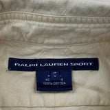 Ralph Lauren Sport Shirt - Small Yellow Cotton