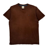 Nike T-Shirt - Large Brown Cotton