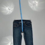 True Religion Contrast Stitch Jeans - 29W UK 8 Dark Wash Denim