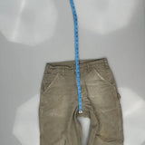 Carhartt Carpenter Trousers - 30W 31L Grey Cotton