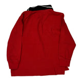 Age 4 Polo By Ralph Lauren Long Sleeve Polo Shirt - XS Red Cotton
