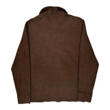 Polo By Ralph Lauren 1/4 Zip - Large Brown Cotton