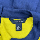 Age 6-7 Tommy Hilfiger A-Line Dress - Small Navy Cotton