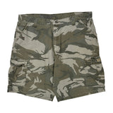 Wrangler Cargo Shorts - 38W 10L Camo Cotton