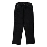 Dickies Double Knee Carpenter Trousers - 32W 30L Black Cotton