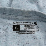 Carhartt T-Shirt - XL Blue Cotton