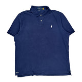 Ralph Lauren Polo Shirt - XL Blue Cotton