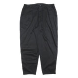 LEE Mens Relaxed Black Cotton Blend Trousers W34 L28 Casual Zip Closure Comfort