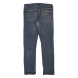 CARHARTT Mens Jeans Blue Regular Skinny Denim Medium W32 L30 Durable Workwear
