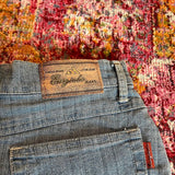 Eurguilio Mini Denim Skirt - 27W UK 8 Blue Cotton