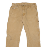 DICKIES Mens Jeans Beige Relaxed Straight Denim Medium W32 L27 Workwear Utility