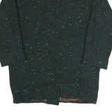 APROPOS Womens Green Wool Button Jacket L Tweed Speckled Pattern Classic Fit