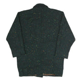 APROPOS Womens Green Wool Button Jacket L Tweed Speckled Pattern Classic Fit