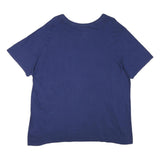 NIKE Mens Blue Graphic T-Shirt 2XL Short Sleeve Crew Neck Sports Casual