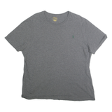POLO RALPH LAUREN Mens Grey Crew Neck Short Sleeve T-Shirt XL Classic Cotton
