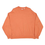 LEVI'S Mens Orange Cotton Blend Crew Neck M Sweatshirt Casual Pullover