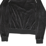 CHAMPION Womens Black Zip Jacket M Polyester Blend Plain Sports Casual Track