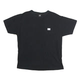 NEW BALANCE Mens Black Pocket T-Shirt L Short Sleeve Crew Neck Cotton Casual