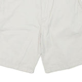 NAUTICA Mens Shorts White Casual Classic L W32 Comfortable Cotton Blend
