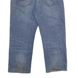 LEVI'S 514 Classic Mens Jeans Blue Cotton Blend Regular Straight Stone Wash W36