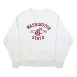 CHAMPION REVERSE WEAVE Mens White Washington State Crew Neck XL Sweatshirt