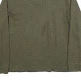 POLO RALPH LAUREN Mens Green Pullover Plain V-Neck Basic Knit XL Cotton Blend
