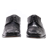 MERCEDES Oxford Shoes Black Leather Mens UK 9