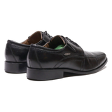 MERCEDES Oxford Shoes Black Leather Mens UK 9