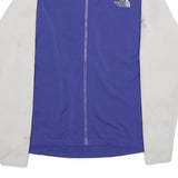 THE NORTH FACE Womens Purple & White Jacket XL Polyester Blend Zip Outdoor Sport