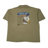 Jazz Concerts Anvil Graphic T-Shirt - 2XL Khaki Cotton