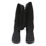 BUFFALO Womens Black Knee High Synthetic Boots UK 5 Stylish Comfortable