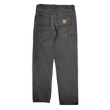 Carhartt Carpenter Trousers - 30W 32L Grey Cotton