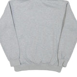 CHAMPION Mens Grey Hoodie S Embroidered Logo Cotton Blend Pullover