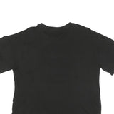 PUMA Womens Black Graphic T-Shirt M Short Sleeve Crew Neck Logo Stripe