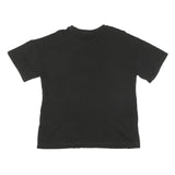 PUMA Womens Black Graphic T-Shirt M Short Sleeve Crew Neck Logo Stripe