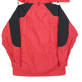 MAMMUT Womens Red & Black Outdoor Jacket M Polyester Zip Hooded