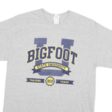Mens Grey Bigfoot State University Graphic T-Shirt M Crew Neck Short Sleeve