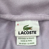 Lacoste Polo Shirt - XL Purple Cotton
